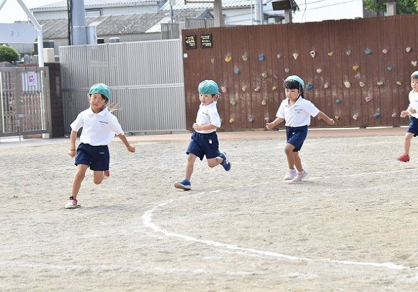 10.7　運動会予行練習-6　徒競走LEVEL2・組体操男子
