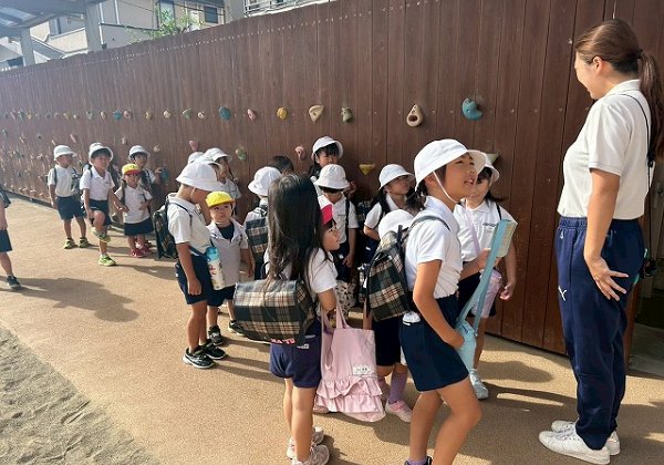10.7　登園の様子